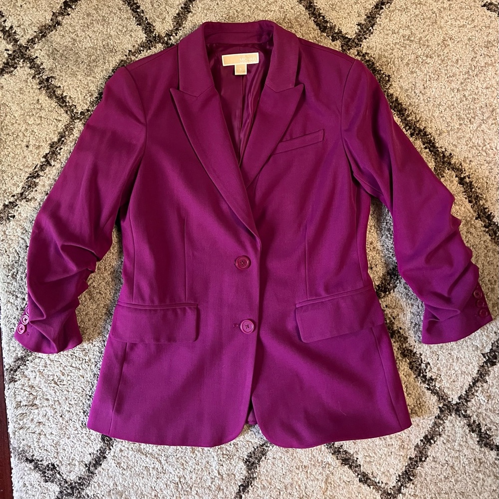 Michael Kors Women's Magenta Blazer